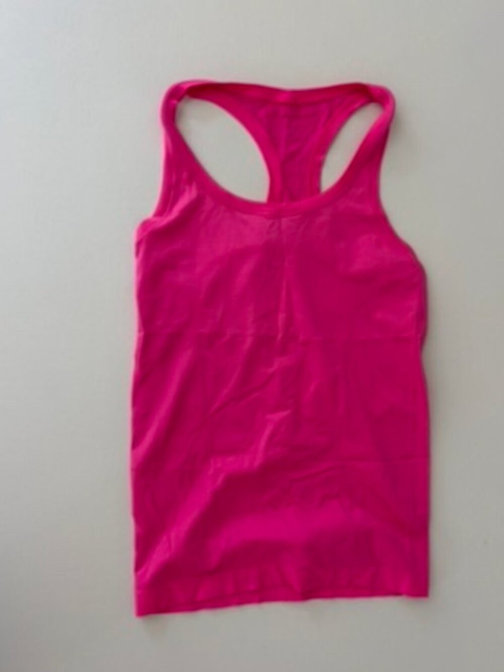 Lululemon Hot Pink Racerback Athletic Tank Top Size 4